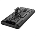 Antislip Samsung Galaxy A80 Hybrid Case - Zwart