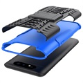 Antislip Samsung Galaxy A80 Hybrid Case - Blauw / Zwart