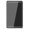 Samsung Galaxy Tab A7 Lite Antislip Hybride Hoesje met Standaard - Zwart
