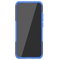 Antislip Xiaomi Redmi 9C, Redmi 9C NFC Hybrid Case met Standaard - Blauw / Zwart