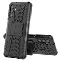 Samsung Galaxy A13 5G Hybride Anti-Slip Case met Standaard - Zwart