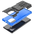 Antislip Xiaomi Mi 11 Pro Hybrid Case met Standaard - Blauw / Zwart