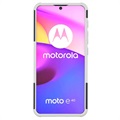 Antislip Motorola Moto E20/E30/E40 Hybride Hoesje met Standaard - Wit / Zwart