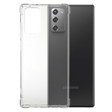 Antislip Samsung Galaxy Note20 Ultra TPU Hoesje - Doorzichtig
