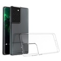 Antislip Samsung Galaxy S21 Ultra 5G TPU Hoesje - Doorzichtig