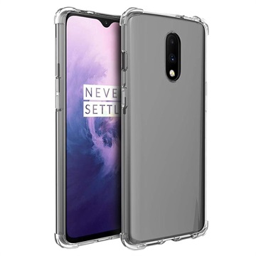 Antislip OnePlus 7 TPU Hoesje - Doorzichtig