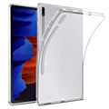 Antislip Samsung Galaxy Tab S7+/S8+ TPU Hoesje - Doorzichtig