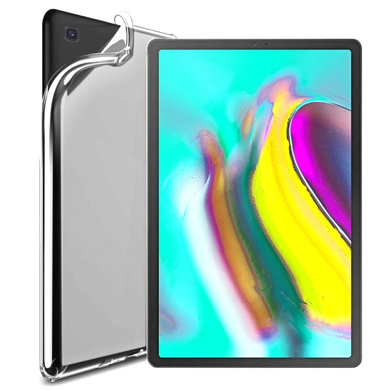 Helemaal droog geluid rekenkundig Antislip Samsung Galaxy Tab A 10.1 (2019) TPU Hoesje - Doorzichtig