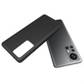 Antislip Xiaomi 12 Pro TPU Hoesje - Zwart