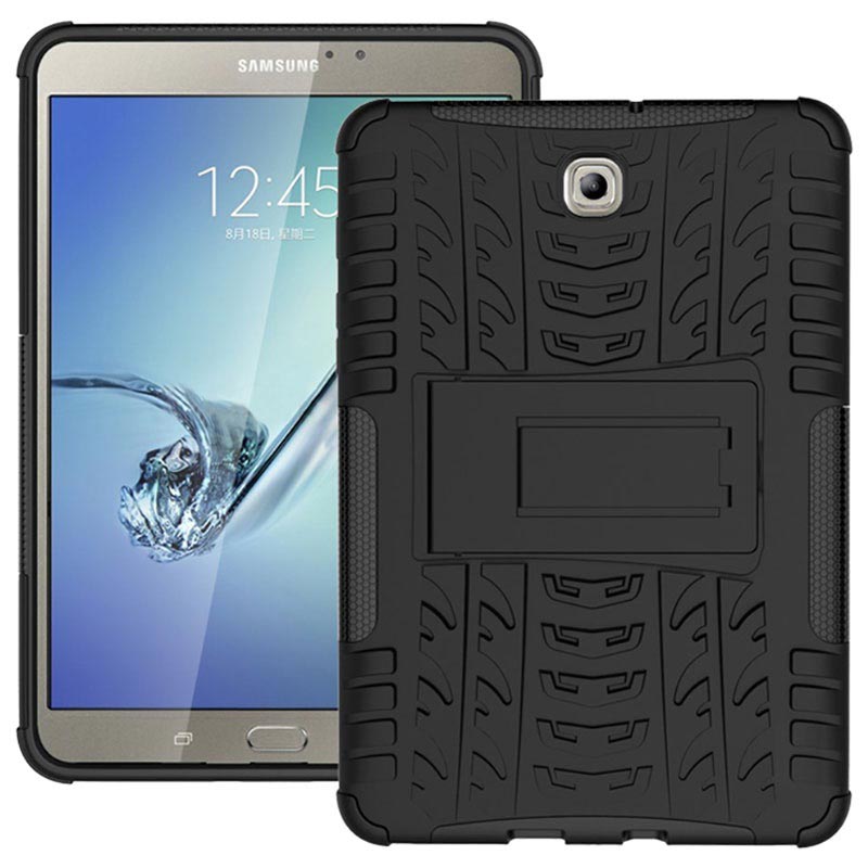 Dollar halfgeleider munitie Samsung Galaxy Tab S2 8.0 T710, T715 Antislip Hybride Hoesje