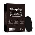 Anti-Snurk Mond Tape voor Beter Slapen - 30 Stuks. - Zwart