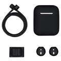 4-in-1  Apple AirPods / AirPods 2 Silicone Accessoires Set
