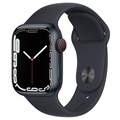Apple Watch 7 LTE MKHQ3FD/A - Aluminum, Midnight Sportbandje, 41mm