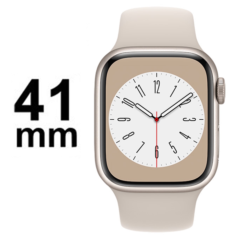 Apple Watch LTE MNHY3FD/A Aluminium, Starlight-sportbandje, 41mm
