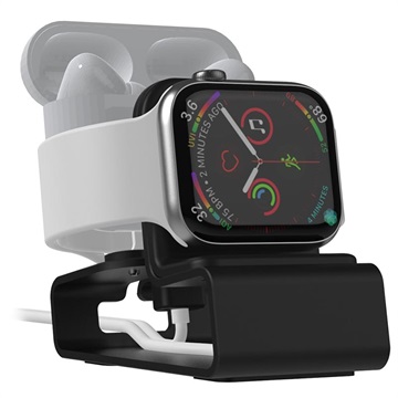 Apple Watch / AirPods Pro 2-in-1 Standaard T065 - Zwart