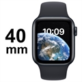 Apple Watch 7 LTE MKHQ3FD/A - Aluminium, Midnight Sportbandje, 41 mm - Midnight