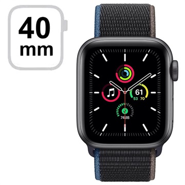 Apple Watch SE LTE MYEL2FD/A - 40 mm, houtskool sportlus - Spacegrijs