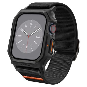 Apple Watch Series 11/10 Spigen Lite Fit Pro Riem met Hoesje - 46mm - Zwart
