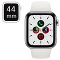 Apple Watch Series 5 LTE MWWF2FD/A - Roestvrij staal, Sportband, 44 mm - Zilver