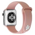 Apple Watch Series SE 3/SE(2023)/11/10/9/8/SE (2022)/7/SE/6/5/4/3/2/1 zachte siliconen band - 42mm/41mm/40mm/38mm - Roze