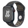 Apple Watch Series Ultra 3/2/Ultra/11/10/9/8/SE 3/(2022)/7/SE/6/5/4/3/2/1 Lippa Bloem Siliconen Bandje - 49mm/46mm/45mm/44mm/42mm - Zwart