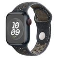 Apple Watch Series Ultra 2/Ultra/9/8/SE (2022)/7/SE/6/5/4/3/2/1 Lippa Bloem Siliconen Bandje - 49mm/45mm/44mm/42mm - Zwart