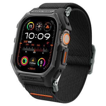 Apple Watch Ultra/Ultra 2/Ultra 3 Spigen Lite Fit Pro Riem met Hoesje - 49mm - Zwart