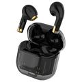 Apro 11 Bluetooth draadloze koptelefoon Stereo Sound Low Delay Sport Headset met 300mAh batterij oplader - Zwart