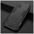 Armor Series OnePlus 8T Hybrid Case met Standaard - Zwart
