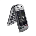 Artfone G6 Senior Flip Phone - 3G, Dual display, SOS - Grijs