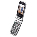 Artfone G6 Senior Flip Phone - 3G, Dual display, SOS - Grijs