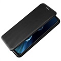 Asus Zenfone 8 Flip Case - Koolstofvezel - Zwart