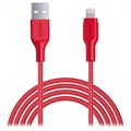 Aukey CB-AL2 MFi USB-C / Lightning-kabel - 2m - Rood