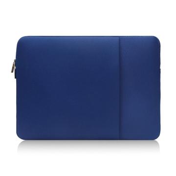 Aurora hoes met zak voor laptop - 13"/13.3"/14" - Donkerblauw