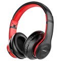 Ausdom ANC10 actieve ruisonderdrukkende draadloze hoofdtelefoon - zwart / rood