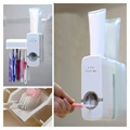 Automatische Tandpasta Dispenser met Tandenborstelhouder - Wit