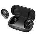 Awei T20 Waterbestendige TWS-oortelefoon met microfoon - zwart