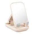 BASEUS Seashell-serie opvouwbare telefoonstandaard met spiegel, verstelbare mobiele telefoonhouder