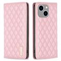 Binfen Color BF Style-16 iPhone 14 Plus Wallet Case - Roze
