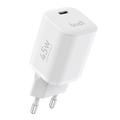 BUDI AC020EW GaN Snelle USB-C Oplader 45W - Wit