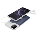 iPhone 11 Back-up Batterij Case - 6000mAh - Donkerblauw / Grijs