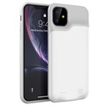 iPhone 11 Back-up Batterij Case - 6000mAh - Wit / Grijs