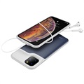 iPhone 11 Pro Back-up Batterij Case - 5200mAh - Donkerblauw / Grijs