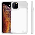 iPhone 11 Pro Back-up Batterij Case - 5200mAh - Wit / Grijs