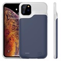 iPhone 11 Pro Max Back-up Batterij Case - 6500mAh - Donkerblauw / Grijs