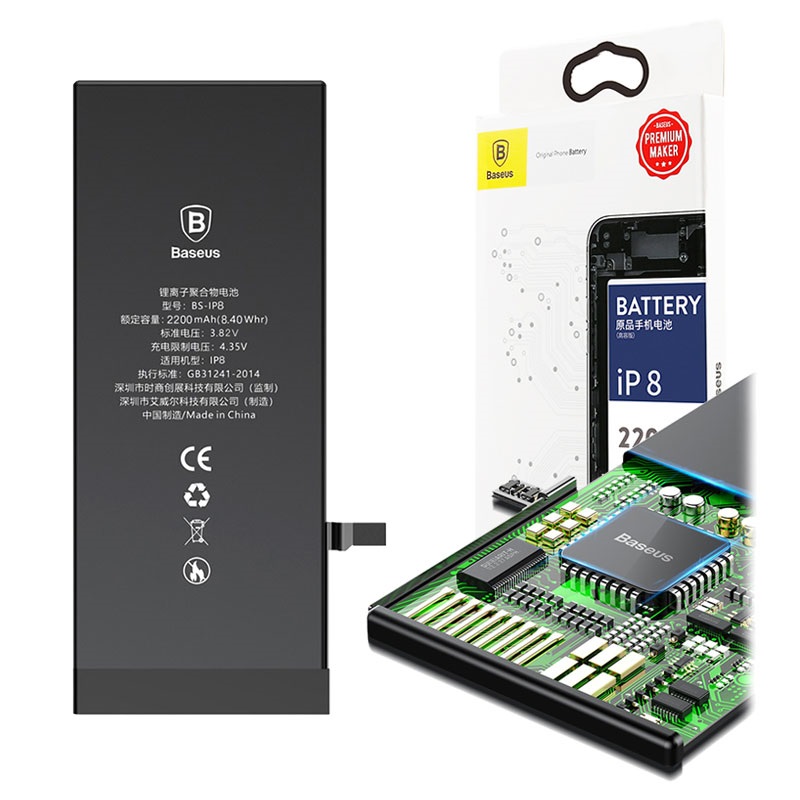 Baseus Bs Ip8 High Capacity Iphone 8 Batterij 20mah