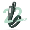 Baseus Bracelt USB Type-C Kabel CATFH-06B - 22cm, 5A - Donkergroen