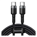 Baseus Cafule USB-C Kabel - 2m - Grijs / Zwart