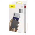 Baseus Card Pocket Universele Stick-On Kaarthouder - Lichtgrijs