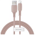 Baseus Kleurrijke USB 2.0 / Lightning Kabel CALDC-04 - 1.2m - Roze